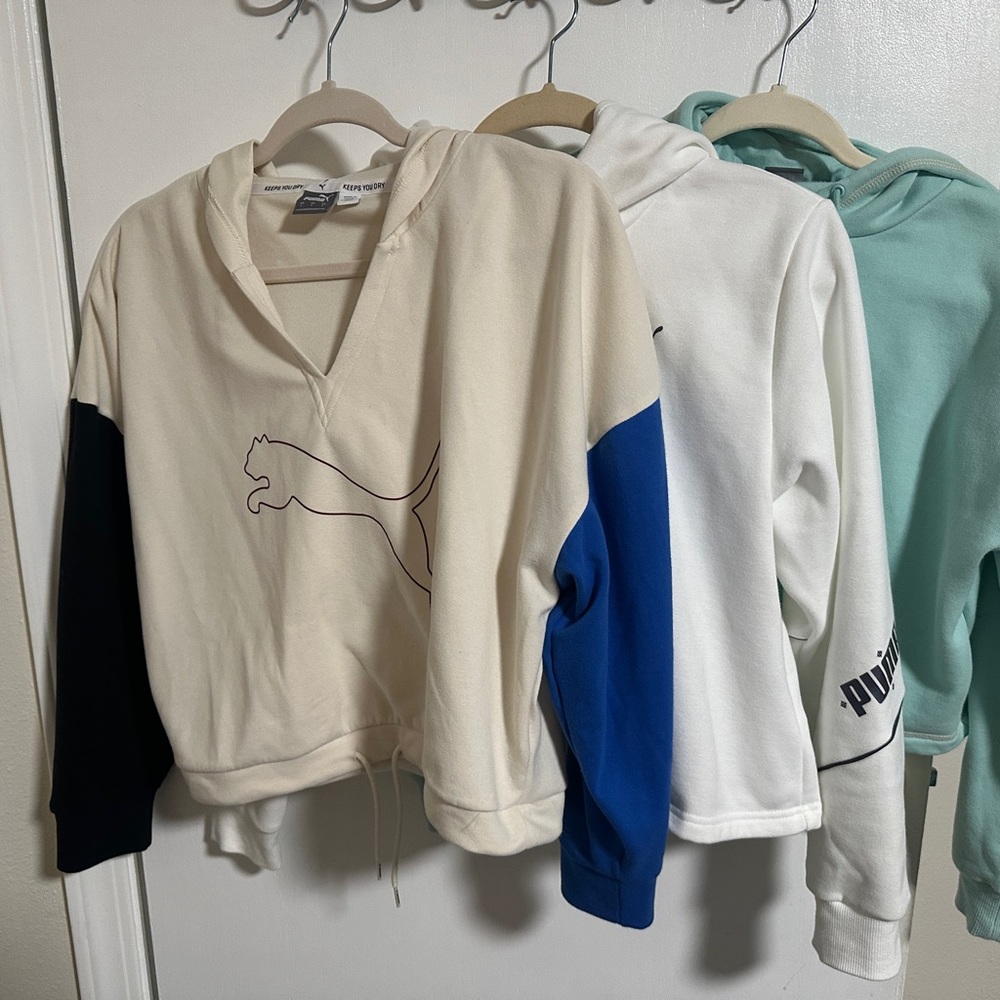 3 Puma Hoodies Bundle (S)